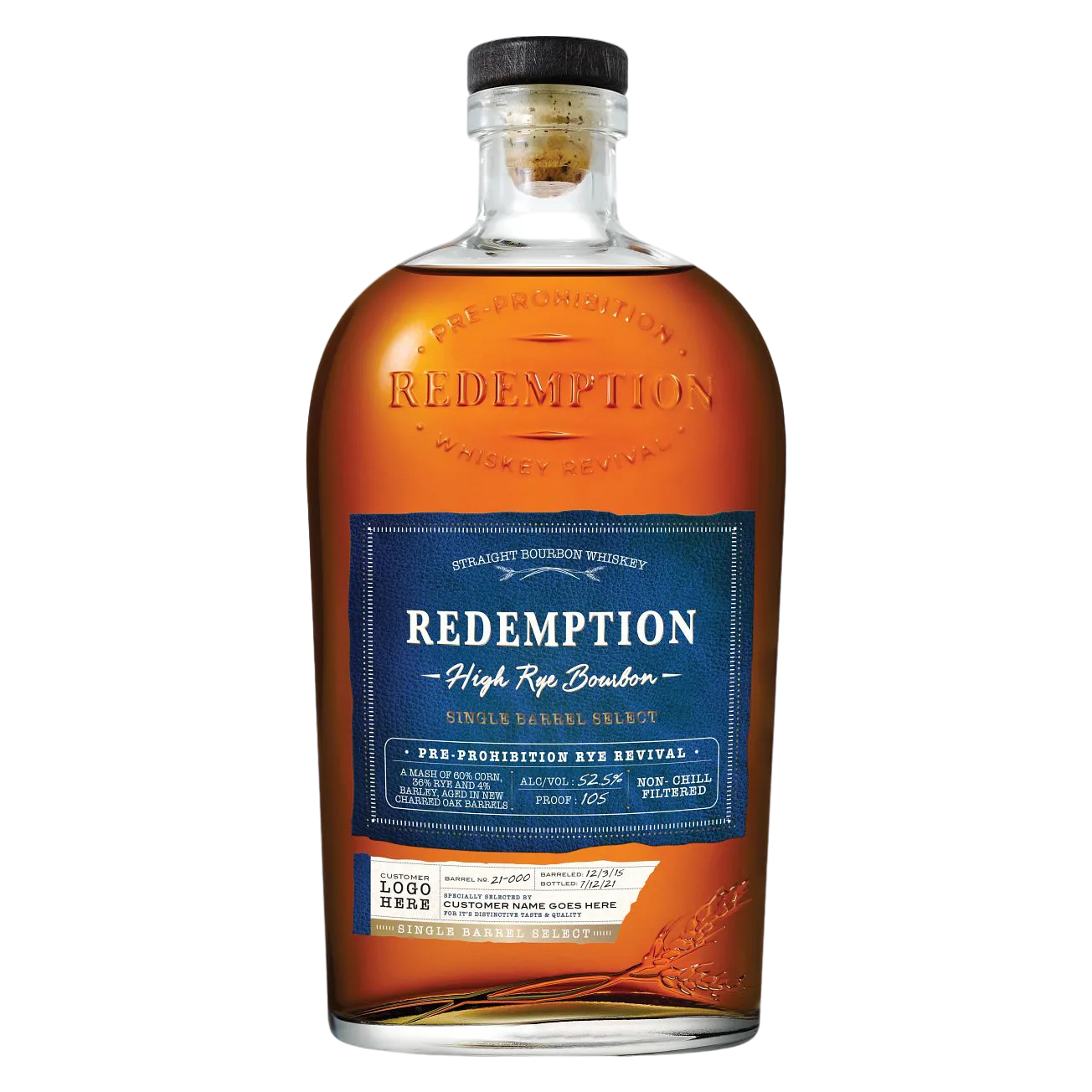 Redemption High Rye BevMo! Select Bourbon