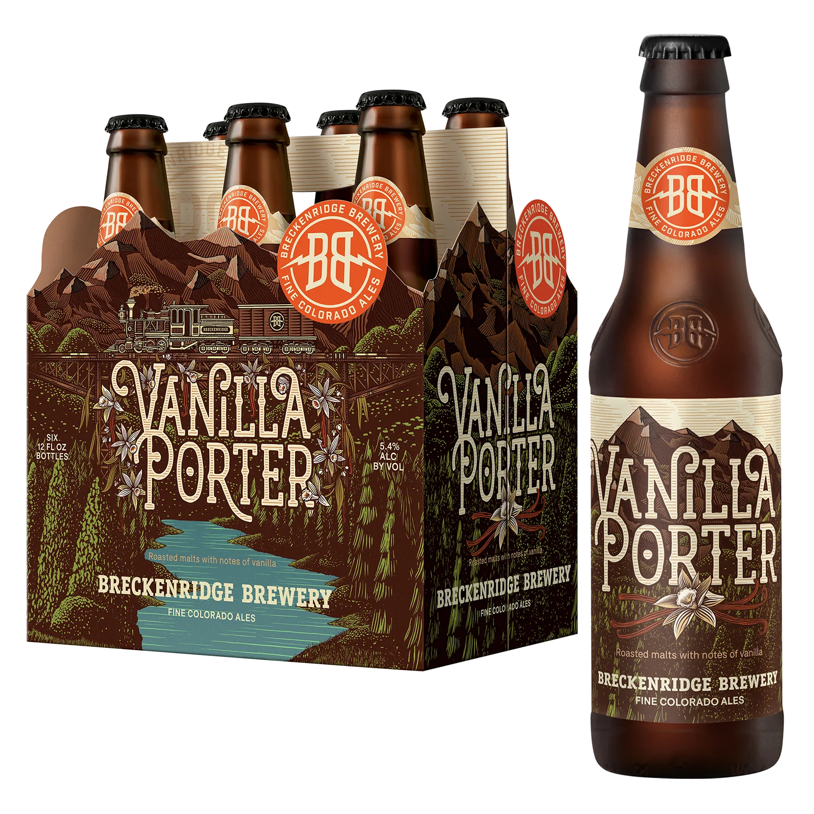 Breckenridge Vanilla Porter 6pk Btl 5.0% ABV