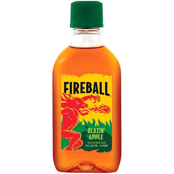 50Ml Mini Fireball Blazin Apple Whisky