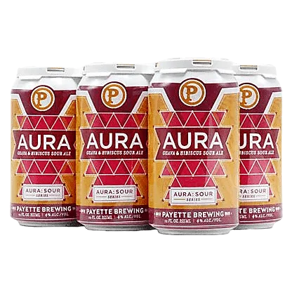 Payette Brewing Aura Guava and Hibiscus Sour Ale 6pk Can