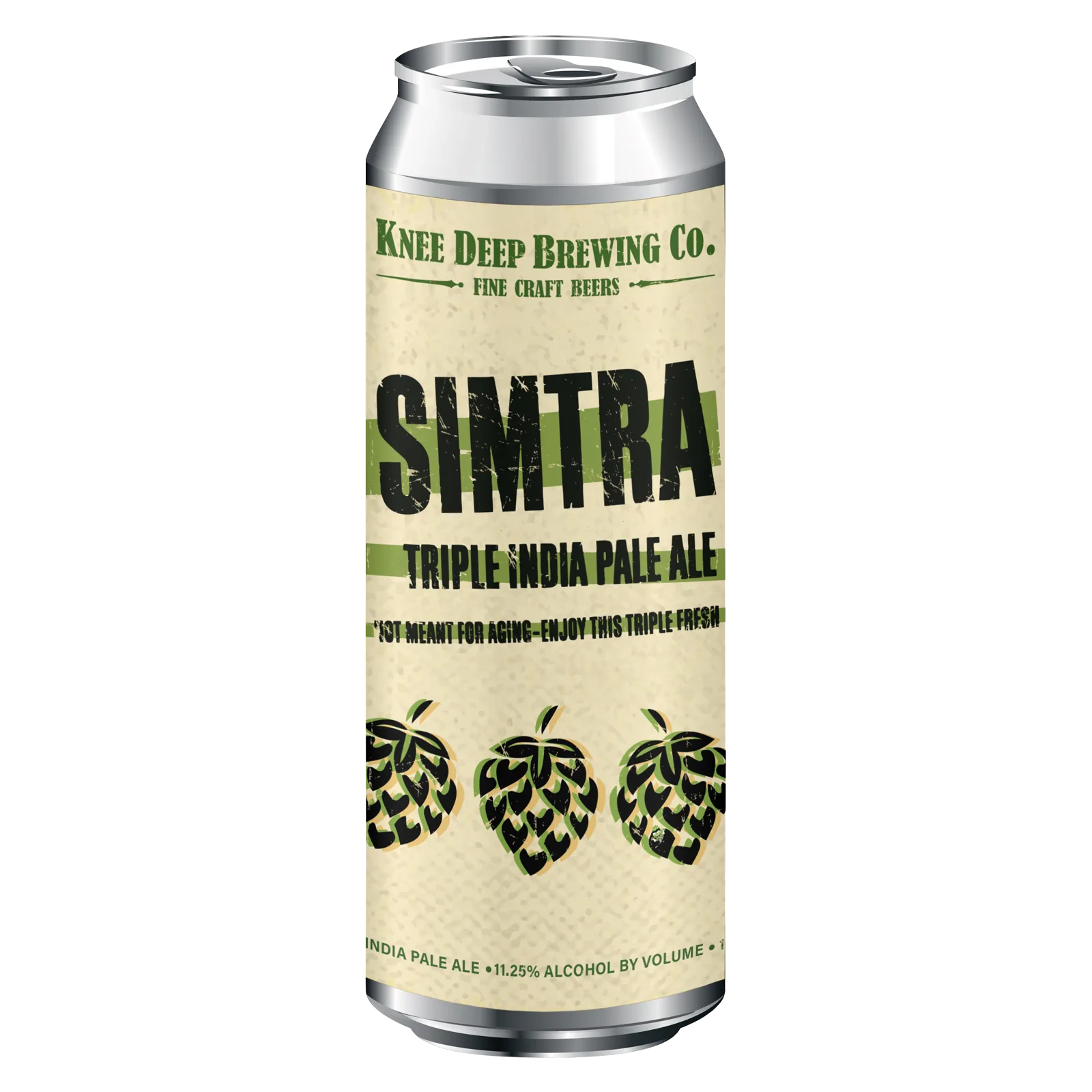 Knee Deep Brewing Simtra Triple IPA Single 19.2oz Can