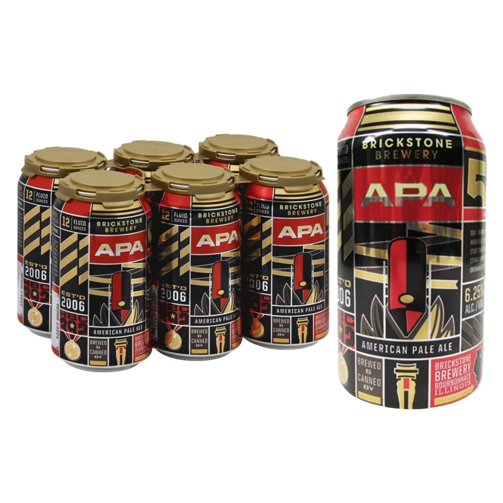 Brickstone APA 6Pk Can 6.3% ABV