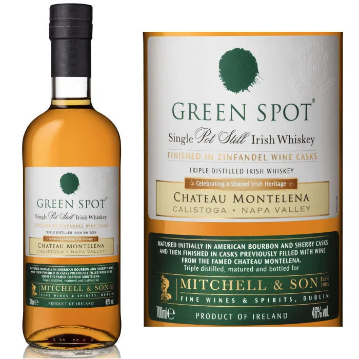 Mitchell And Son Green Spot Chateau Montelena Single Pot Still Irish Whiskey 750Ml
