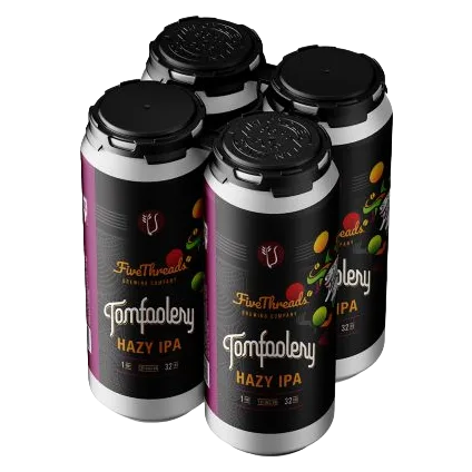 Five Threads Brewing Co. Tomfoolery Hazy IPA 4pk