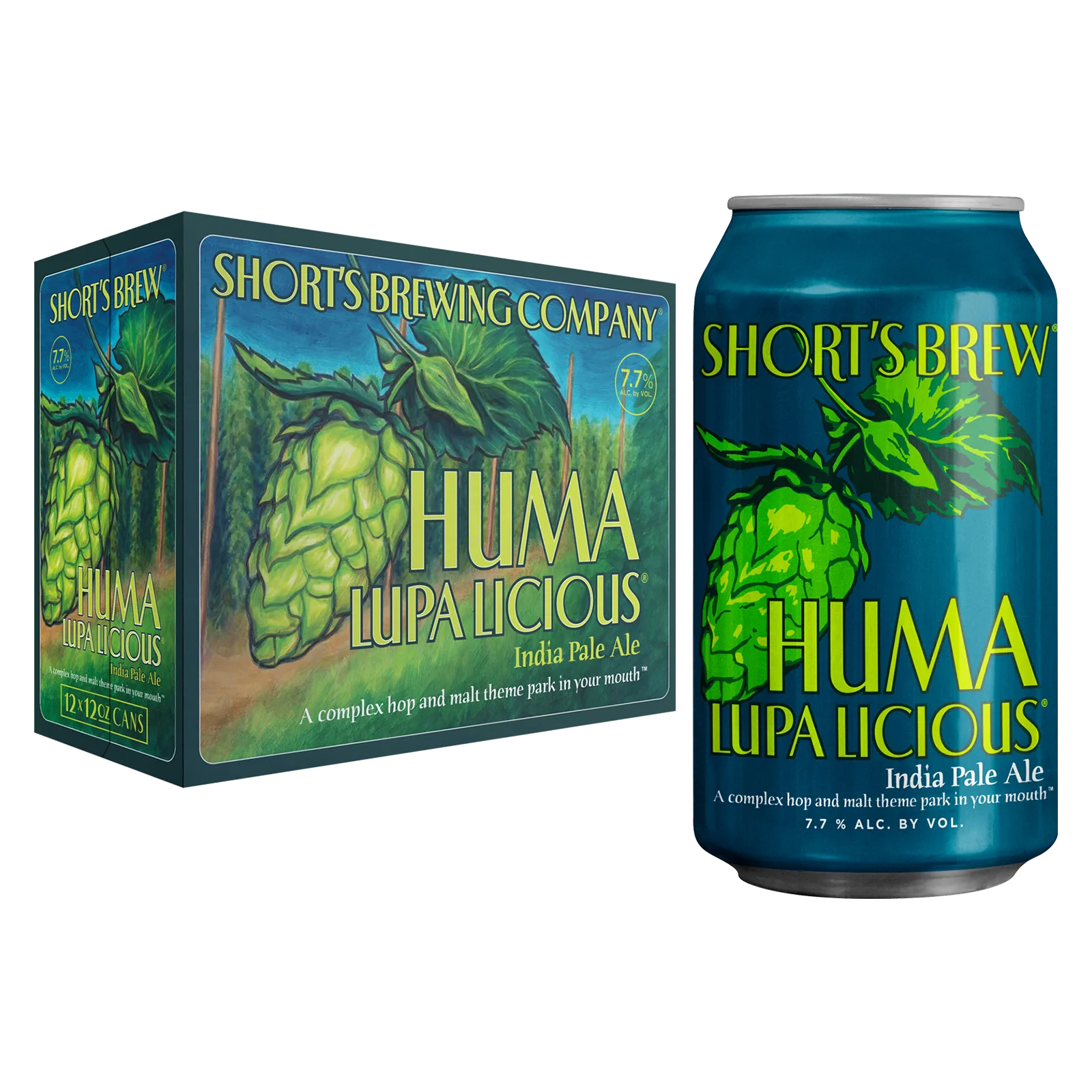 Short's Huma Lupa Licious IPA 12pk Can 7.7% ABV