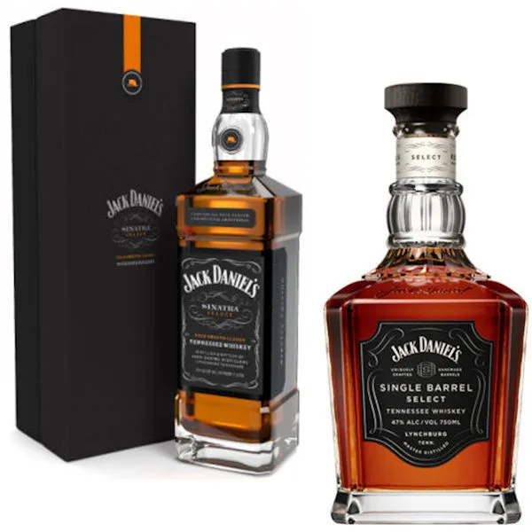 Jack Daniel S Sinatra 2 Bottle Bundle Sinatra Select 1L Single Barrel Select Whiskey 750Ml