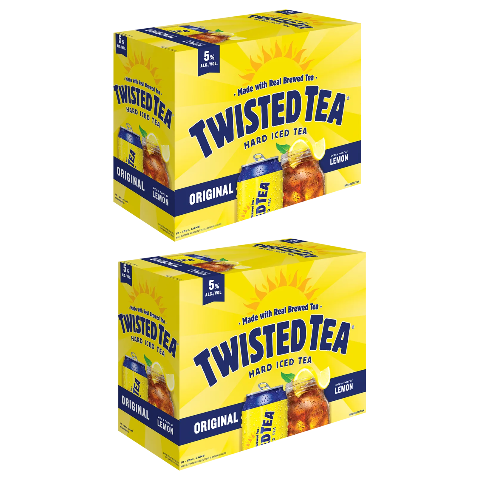 2 FOR BUNDLE Twisted Tea 12pk 12oz Can 5.0% ABV