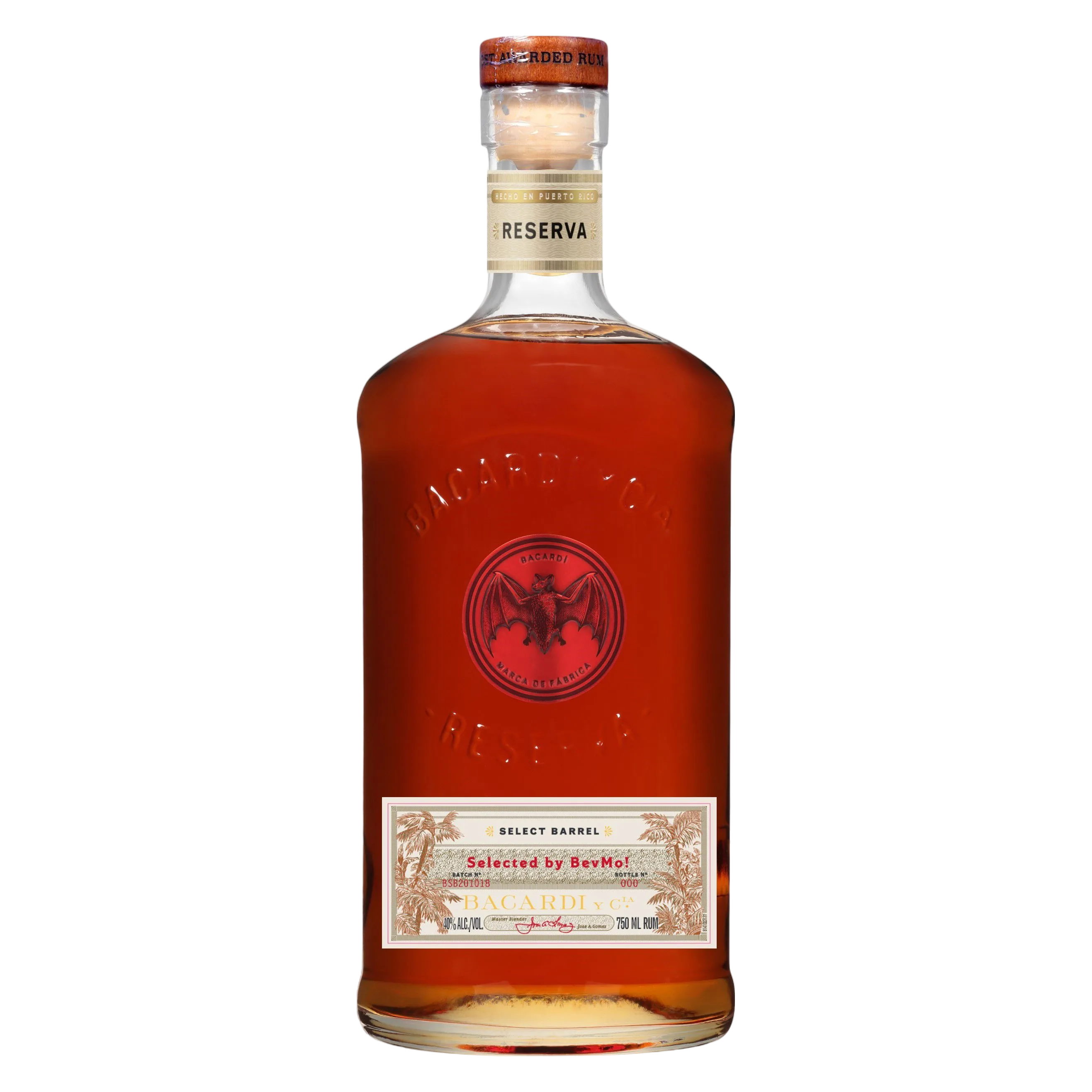 Bacardi Rum Reserve 8 Yr Single Barrel BevMo! Select