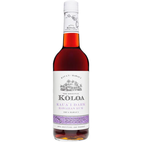 Koloa Kauai Dark Hawaiian Rum 750Ml