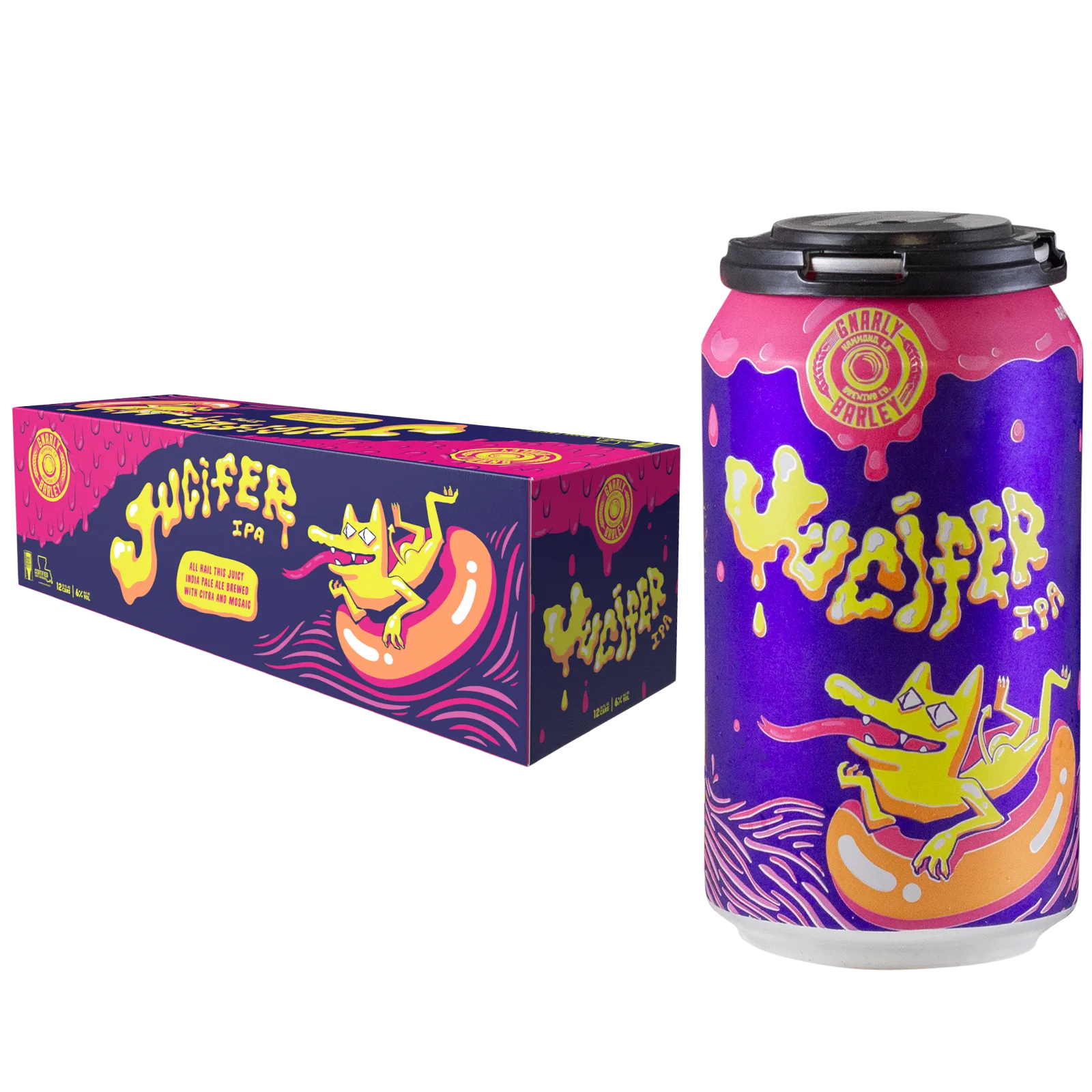 Gnarly Barley Jucifer Juicy Hazy IPA 12pk Can 6.0% ABV