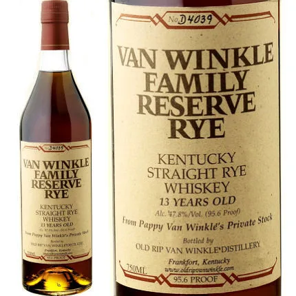 Van Winkle Family Reserve 13 Year Old Rye Whiskey 750Ml