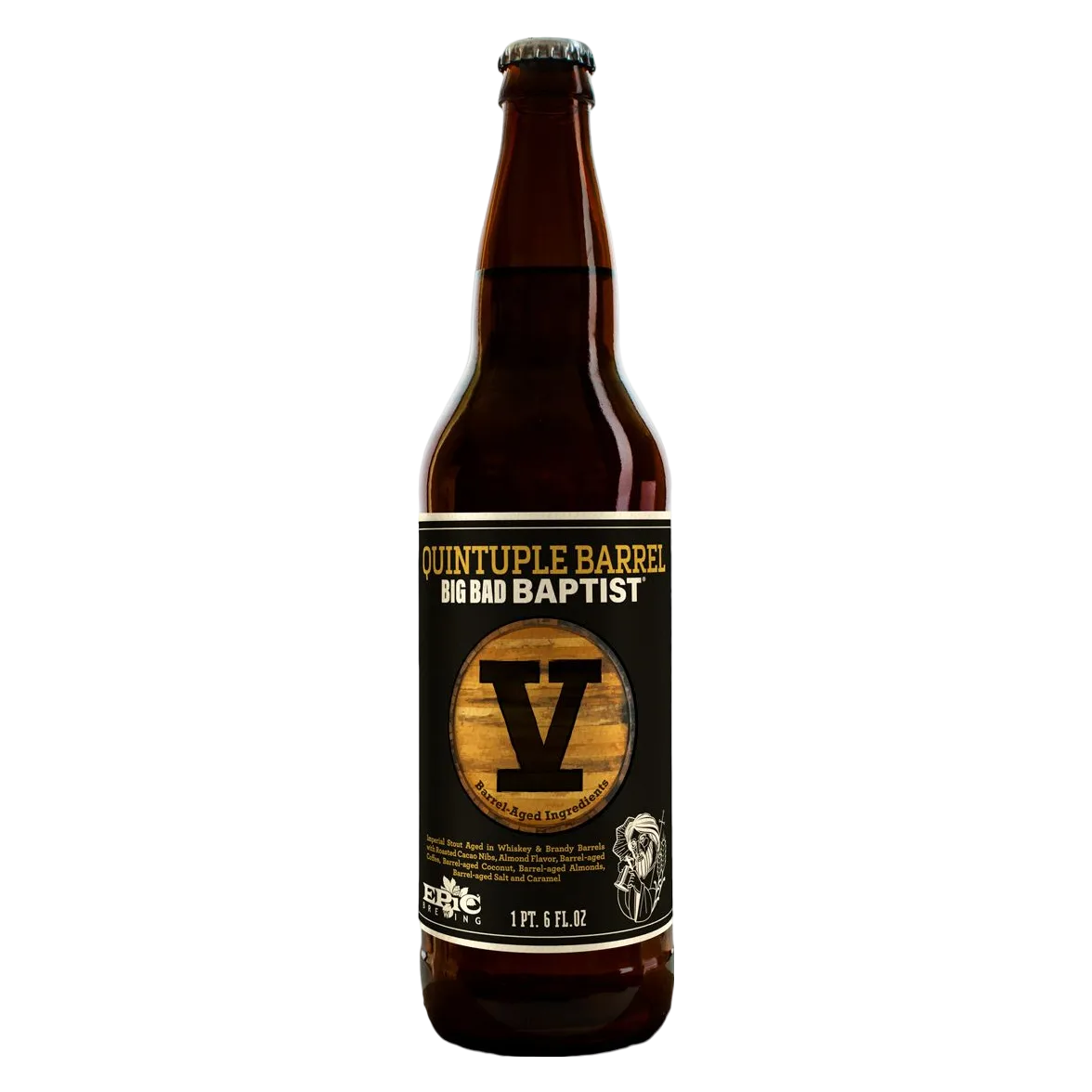 Epic Brewing Company Quintuple Barrel Big Bad Baptist Single 22oz Btl