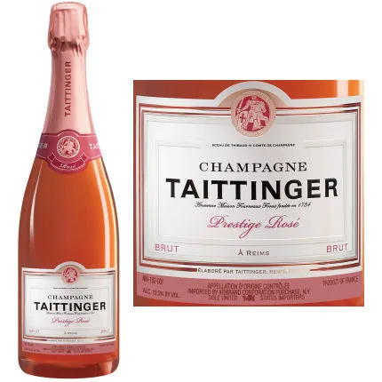 A Champagne Taittinger Cuvee Prestige Rose Nv