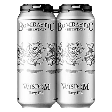 Bombastic Brewing Wisdom Hazy IPA 4pk 16oz Can