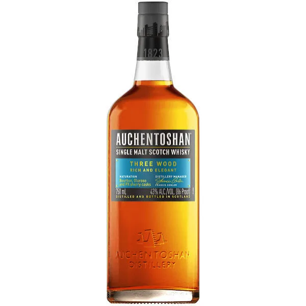 Auchentoshan Three Wood Lowland Single Malt Scotch 750Ml