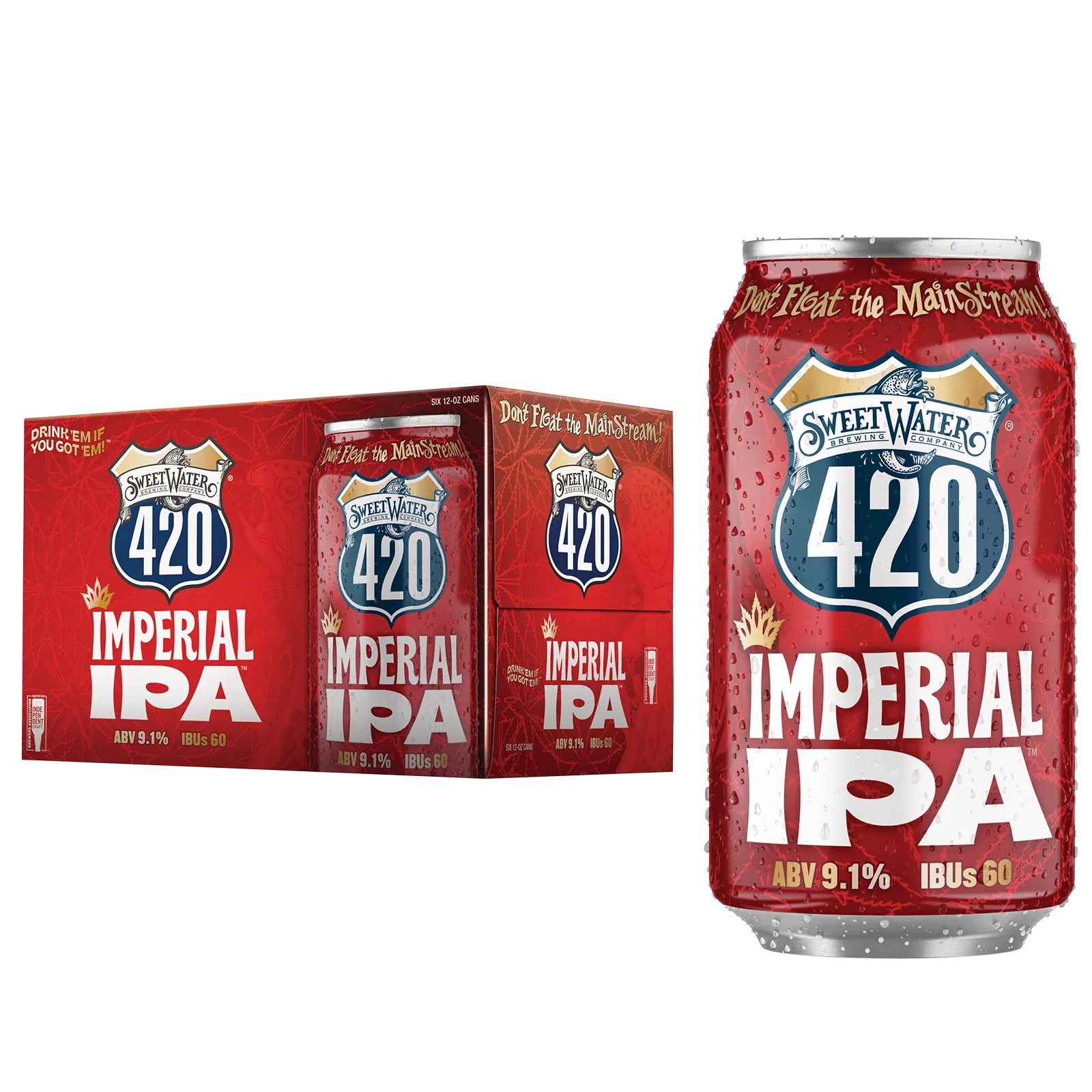 SweetWater 420 Imperial IPA 6pk Can 9.1% ABV