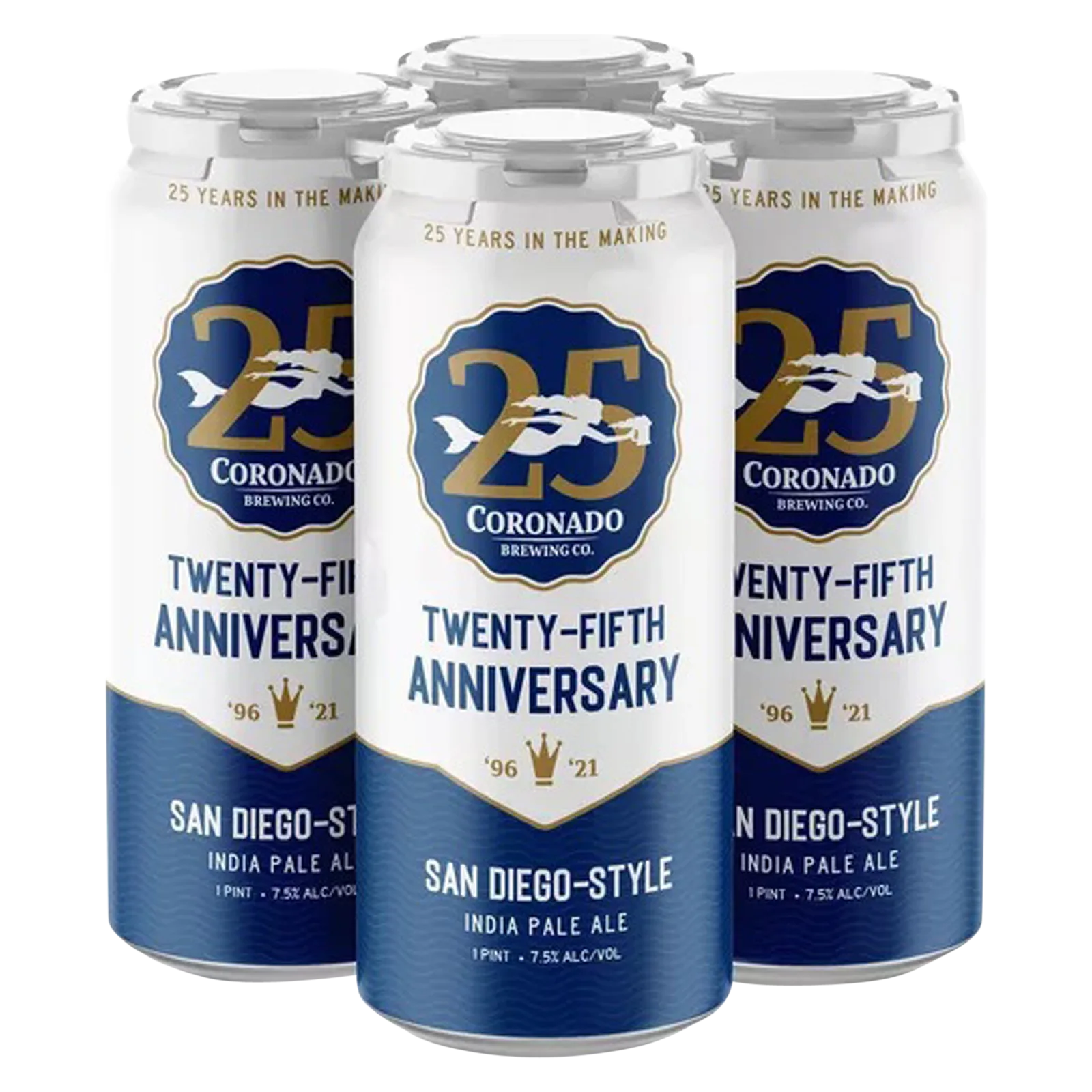Coronado Brewing Co. 25th Anniversary IPA (4PKC