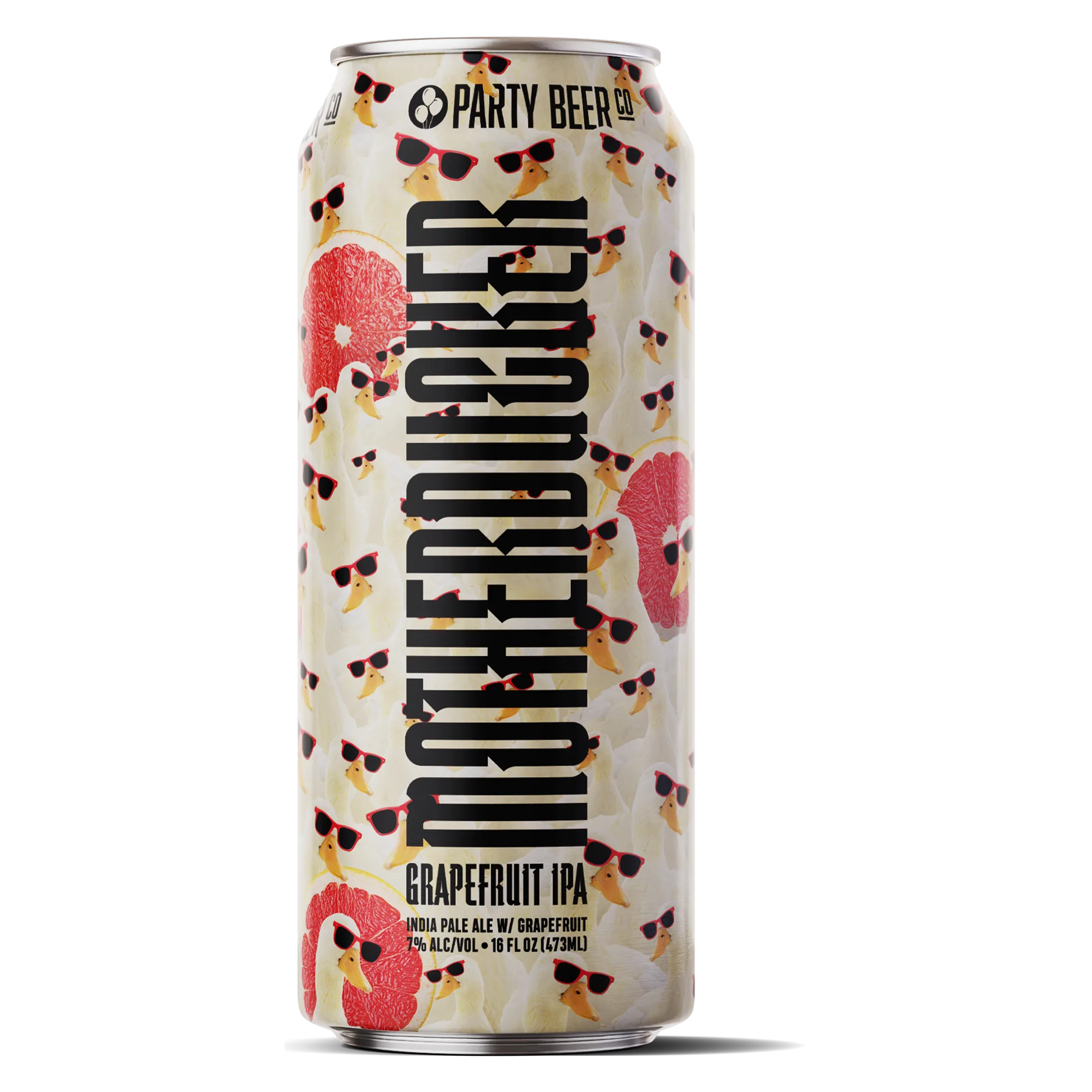 Party Beer Mother Ducker Grapefruit IPA 4pk 16oz Can 7% ABV