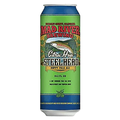 Mad River Brewing Citra Hop Steelhead Hoppy Pale Ale Single 19.2oz Can