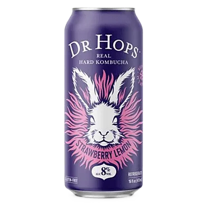 Dr Hops Kombucha Beer Strawberry Lemon (16 OZ CAN)