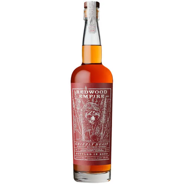 Redwood Empire Grizzly Beast Bottled In Bond California Bourbon Whiskey 750Ml