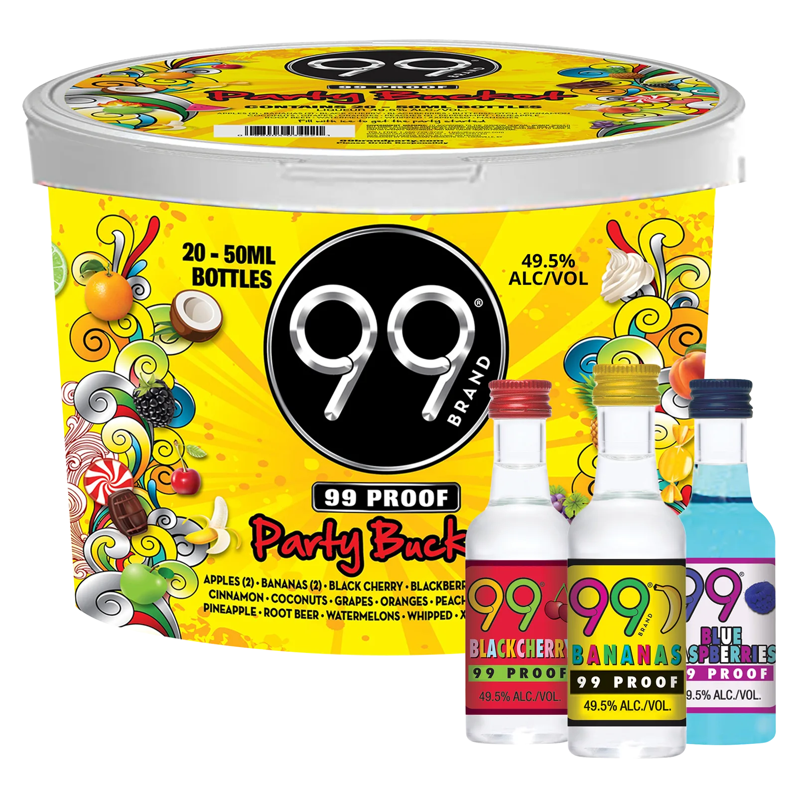 99 Assorted Party Bucket 20pk (99 Proof