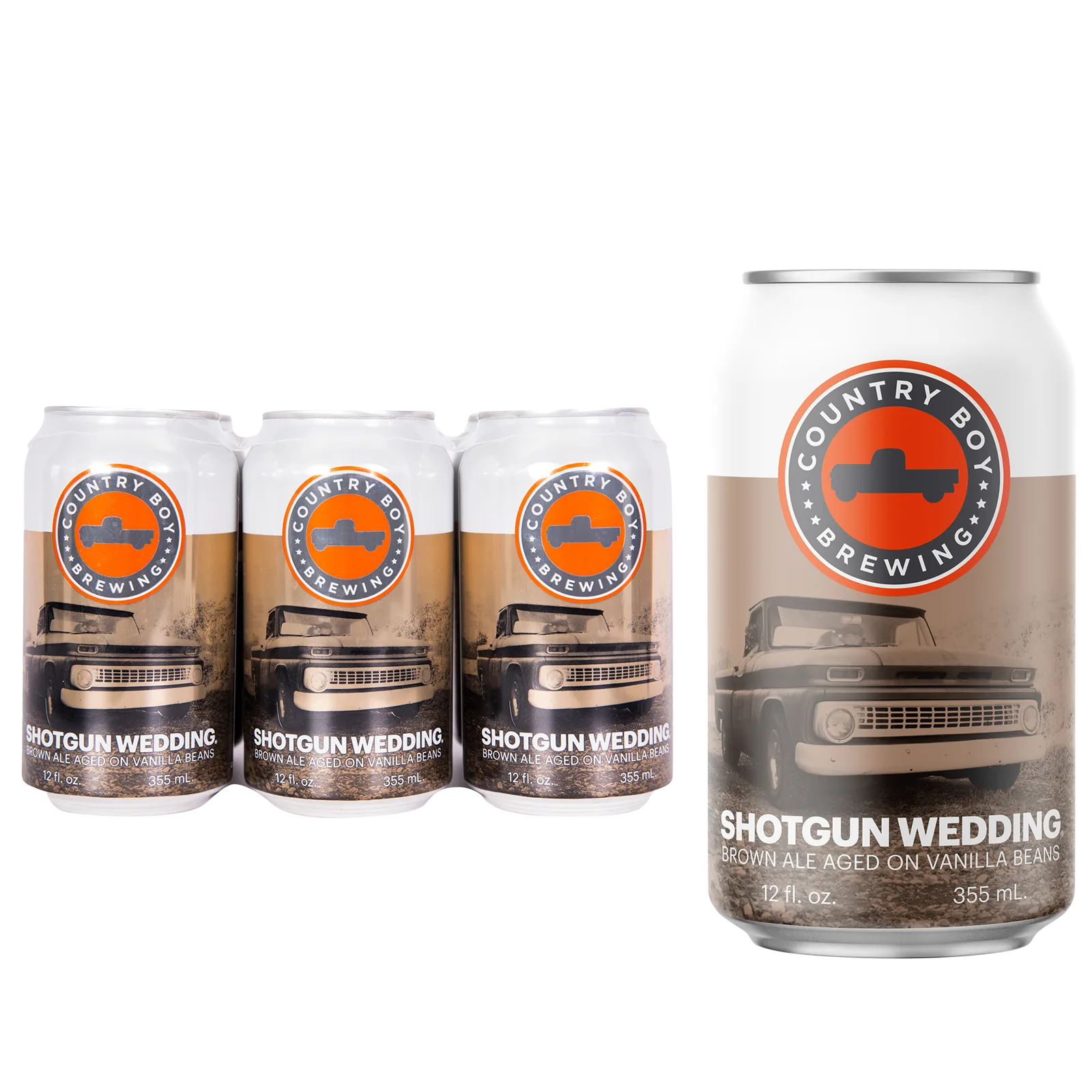 Country Boy Shotgun Wedding Brown Ale 6pk Can 5.5% ABV