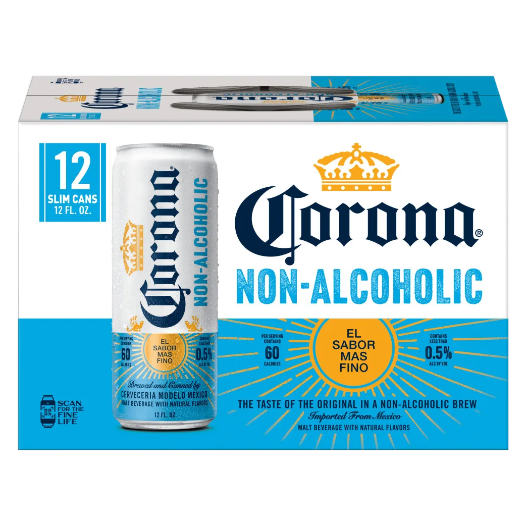 Corona Non-Alcoholic 12pk 12oz Cans