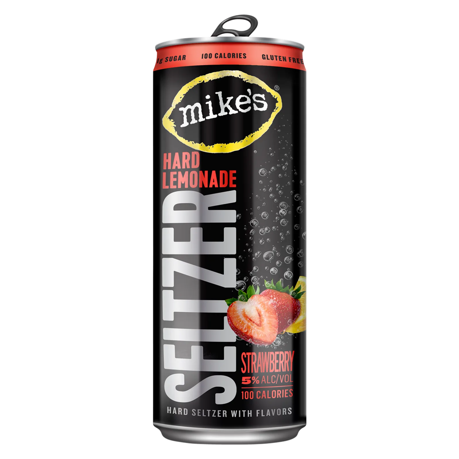 Mike's Hard Lemonade Strawberry Seltzer Single 12oz Can 5.0% ABV