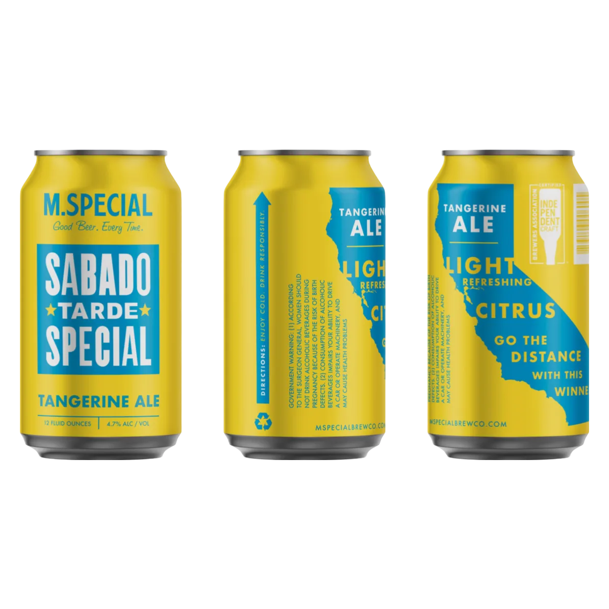 M. Special Brew Co. Sabado Tarde Special Tangerine 6pk Can