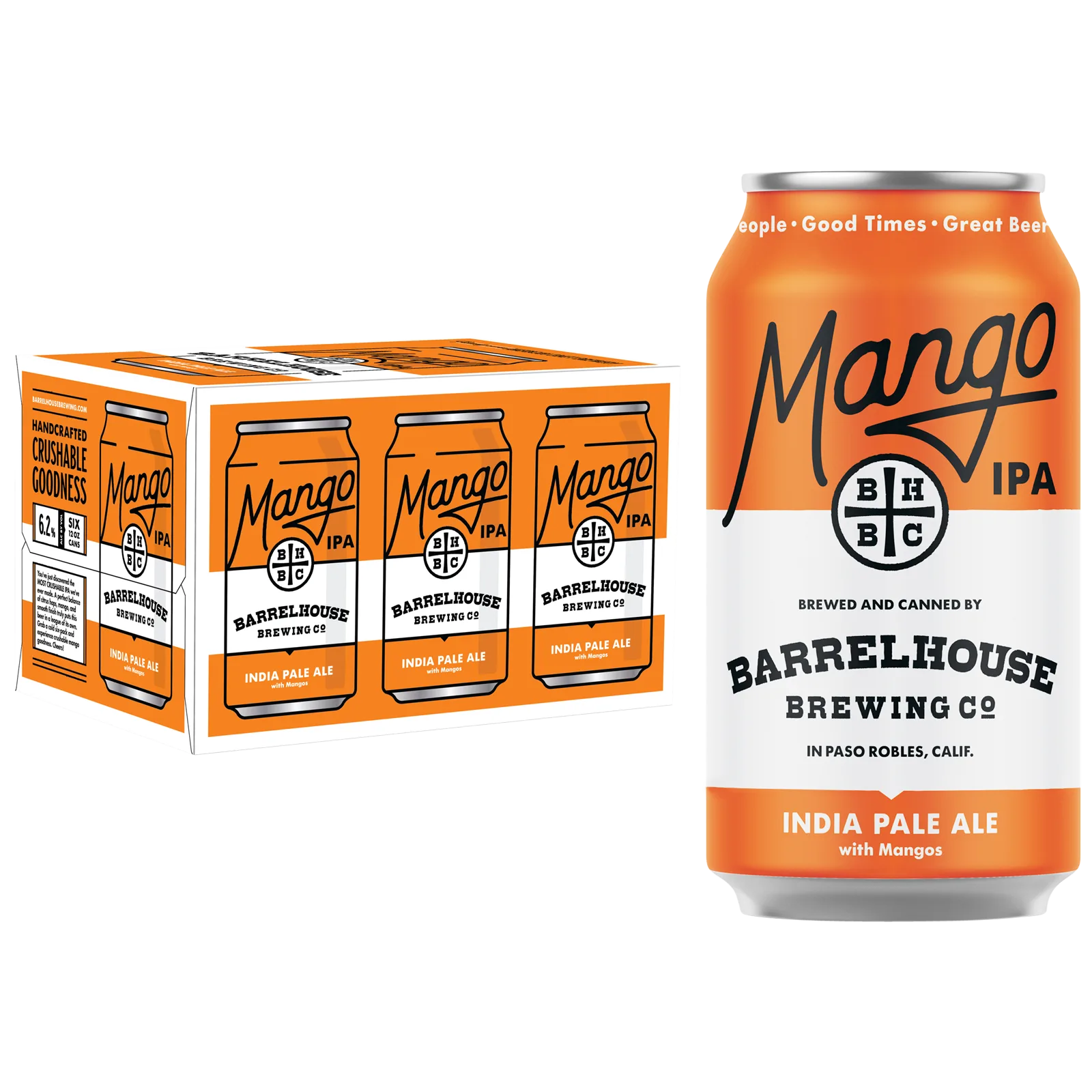 BarrelHouse Mango IPA 6pk Can 6.2% ABV