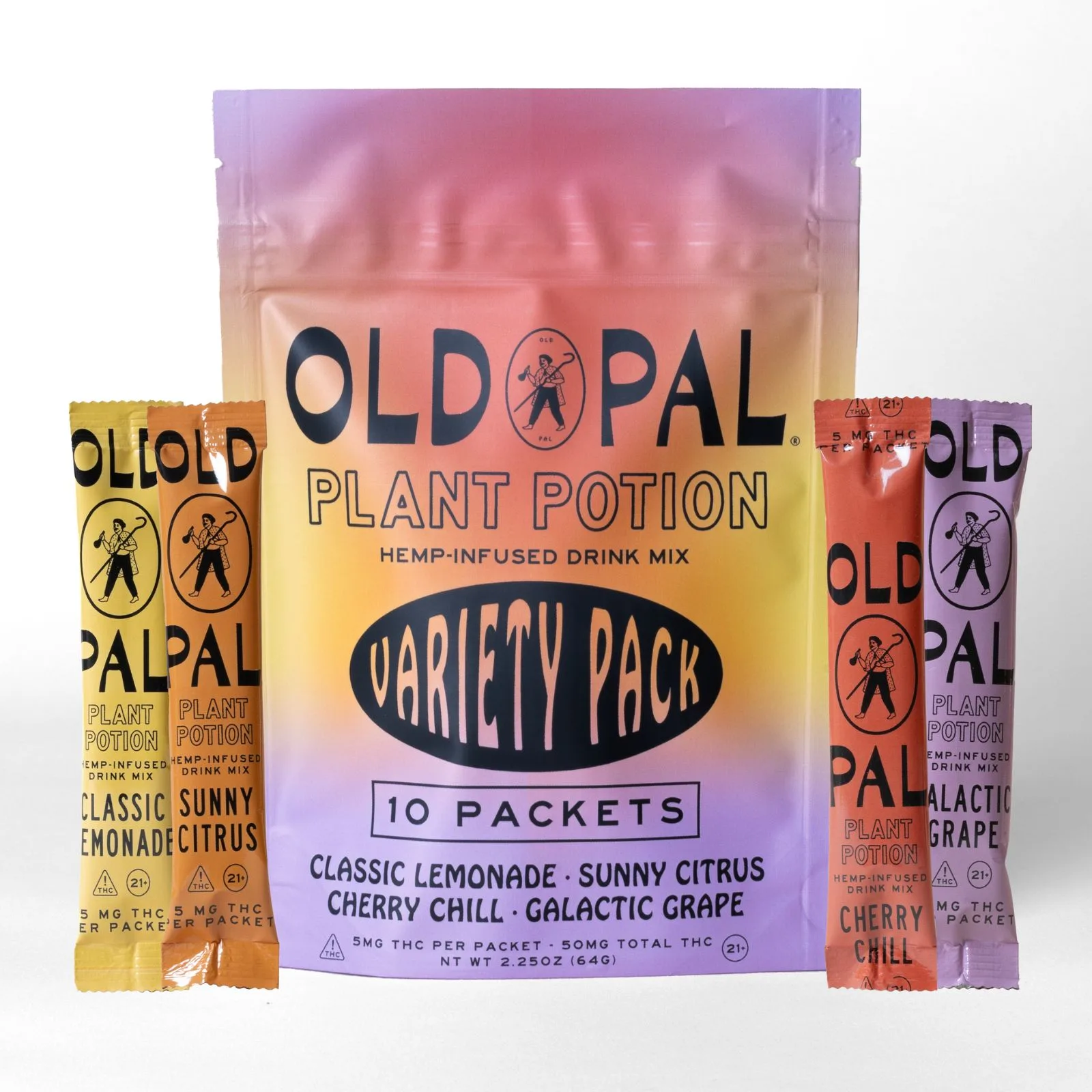 Old Pal Plant Potion 5mg THC Drink Mix Variety Pack 10ct