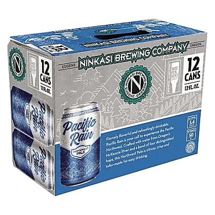Ninkasi Brewing Pacific Rain Northwest Pale Ale (12PKC