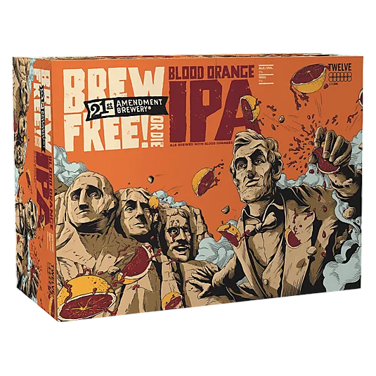 21st Amendment Blood Orange IPA 12pk Can 7.0% ABV