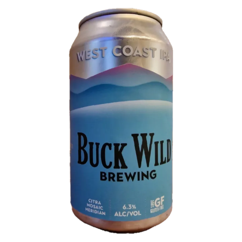 Buck Wild Brewing West Coast IPA Gluten Free (4PKC