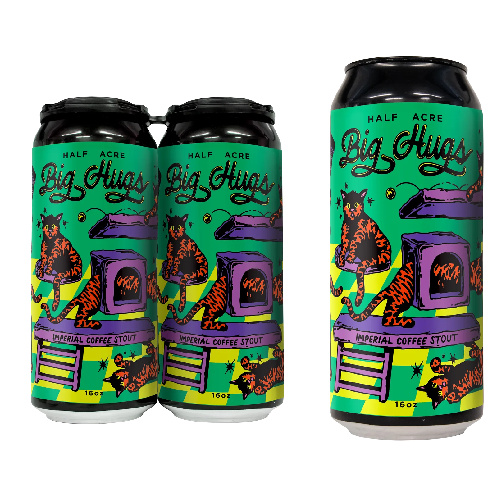 Half Acre Big Hugs Imperial Stout 4pk 16oz Can