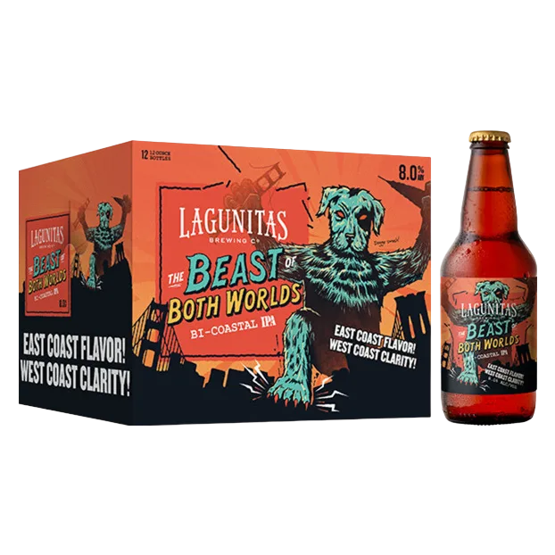 Lagunitas Beast of Both Worlds IPA, 12pk Btl 8% ABV