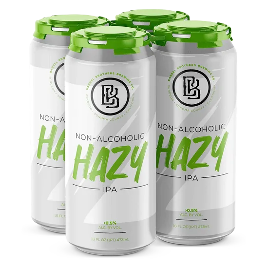 Barrel Brothers Hazy IPA Non-Alcoholic (4PKC 16 OZ)