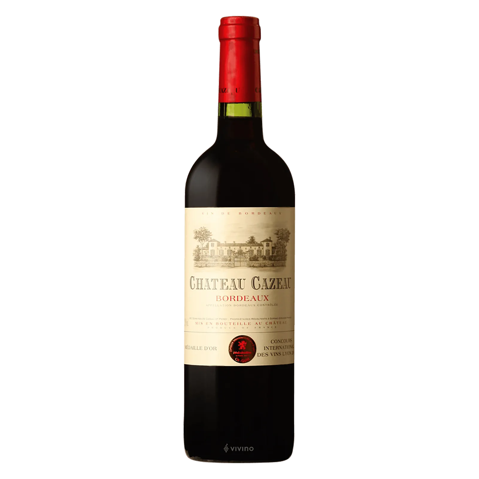 Chateau Cazeau Bordeaux Rouge 2018 750ml