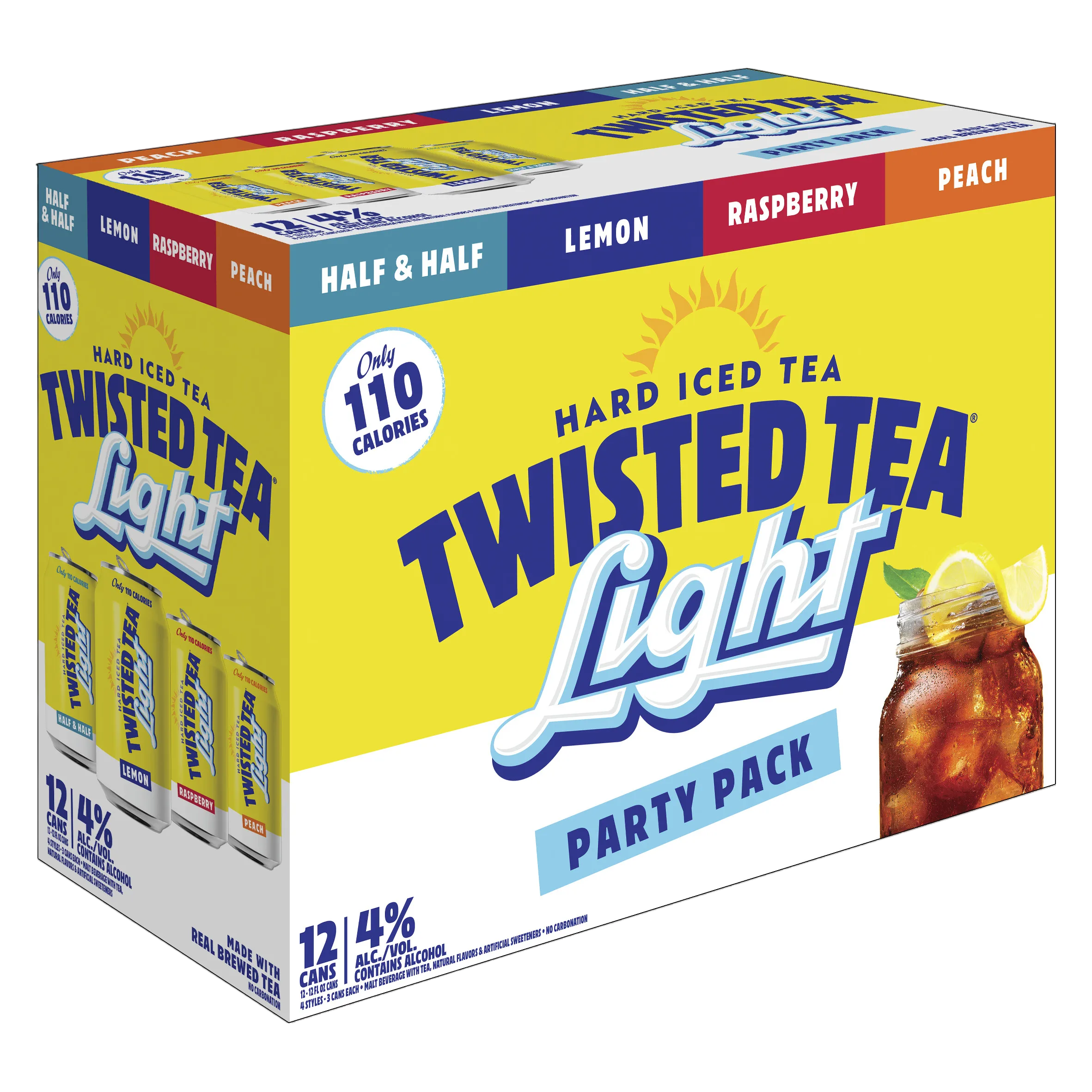 Twisted Tea Light Variety 12pk 12oz Can 4% ABV