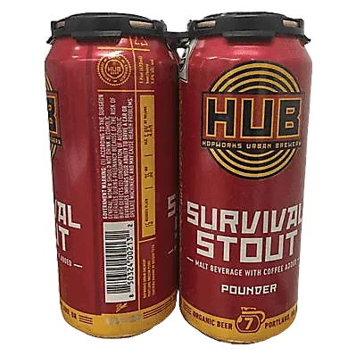 Hopworks Survival Stout 4pk 16oz Can