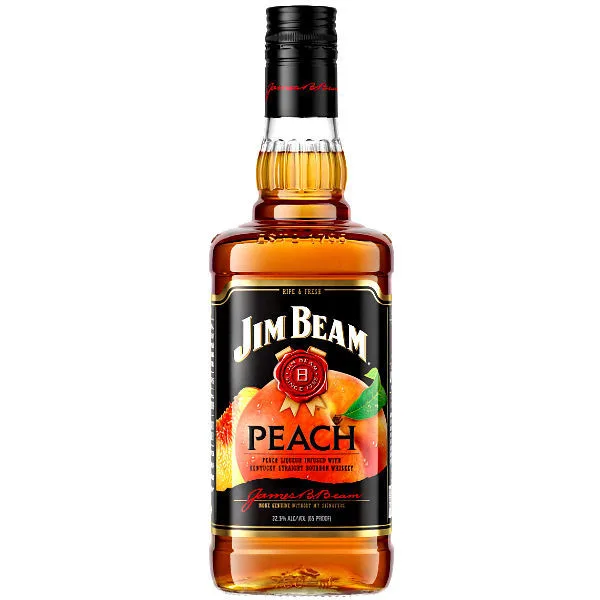 Jim Beam Peach Bourbon Liqueur 750Ml