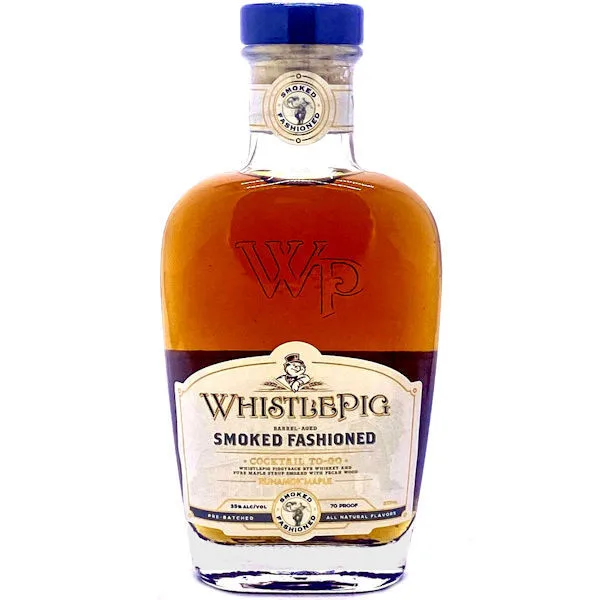 Whistlepig Piggyback Smoked Old Fashioned Ready To Drink Cocktail 375Ml