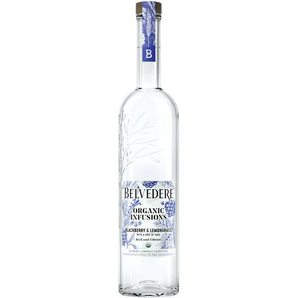 Belvedere Organic Infusions Blackberry And Lemongrass Vodka 750Ml