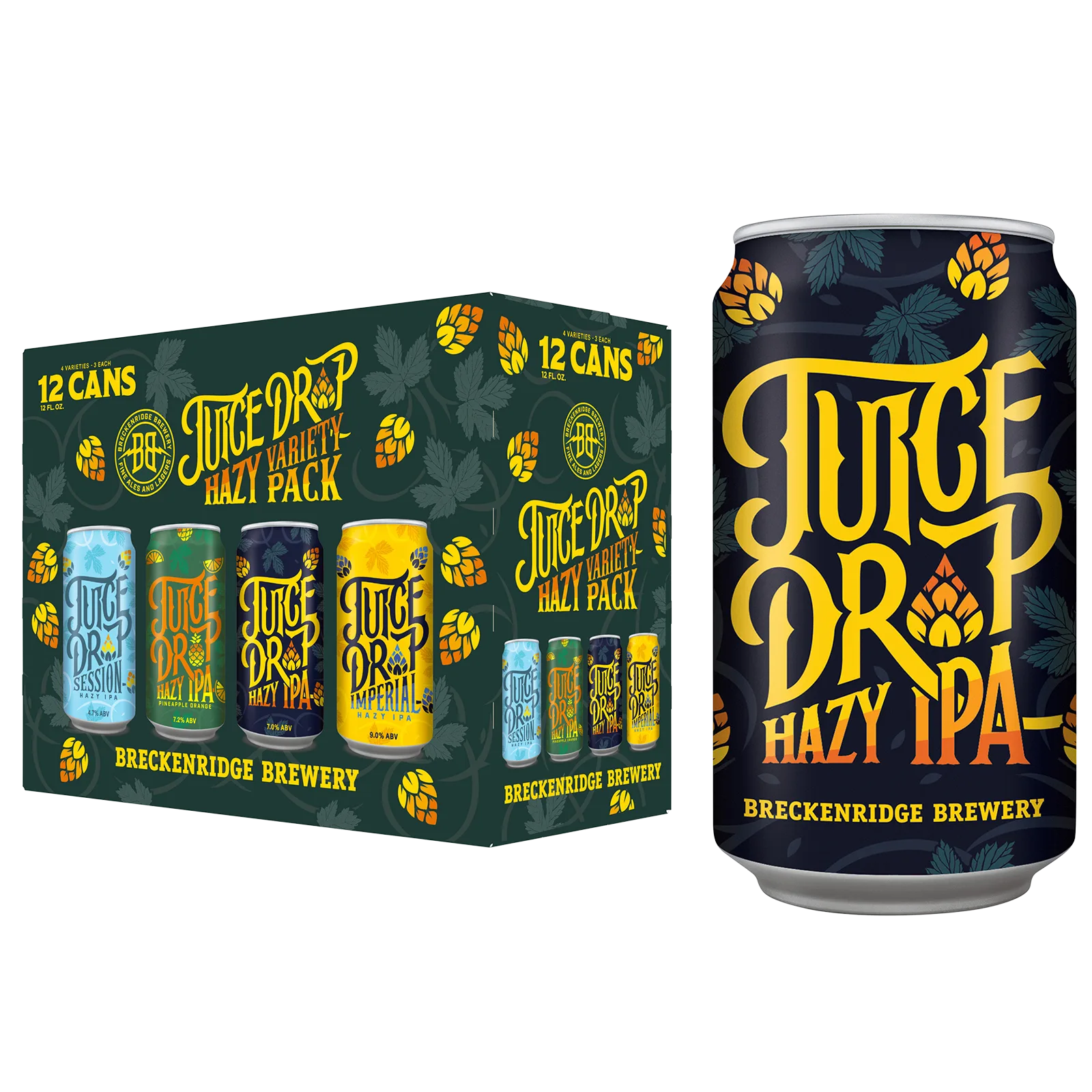 Breckenridge Juice Drop Variety Pack 12pk Can ABV Varies