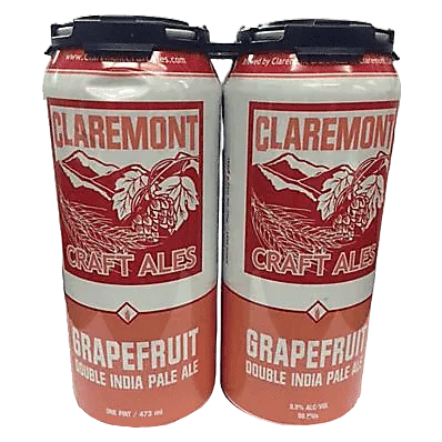 Claremont Craft Ales Grapefruit Double IPA 4pk 16oz Can