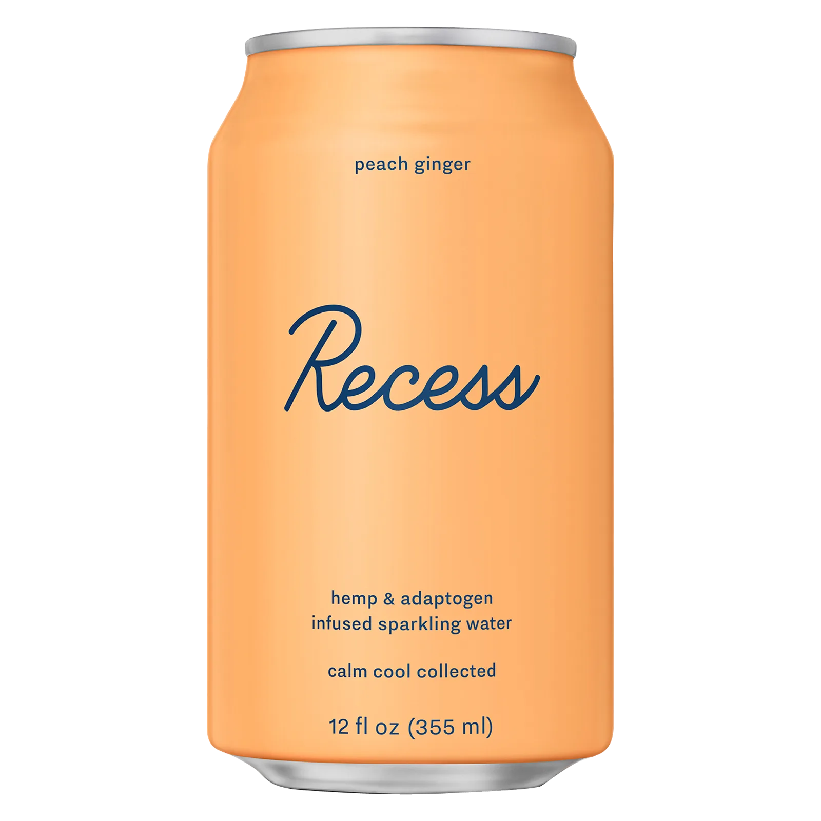 Recess Peach Ginger CBD Sparkling Water Can