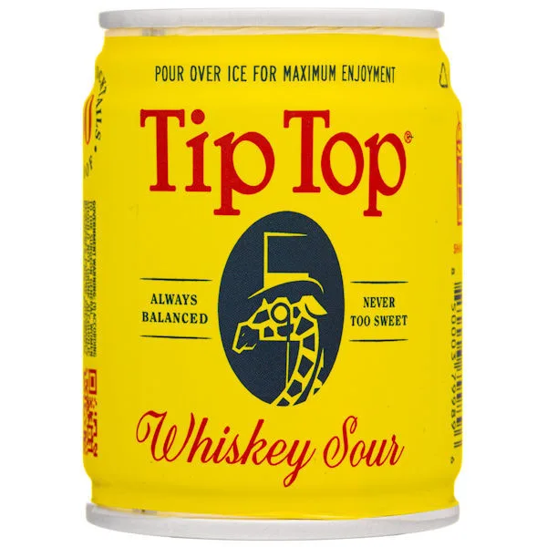 Tip Top Whiskey Sour Ready To Drink Cocktail 100Ml Can