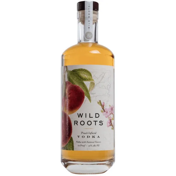 Wild Roots Peach Vodka 750Ml