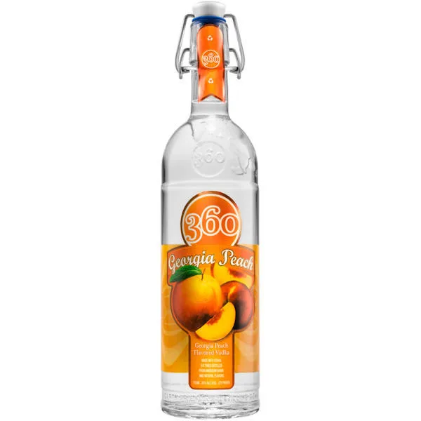 360 Vodka Georgia Peach Vodka 750Ml